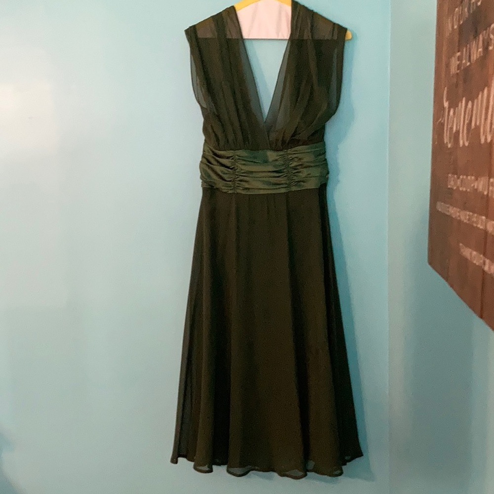 Green formal dress
